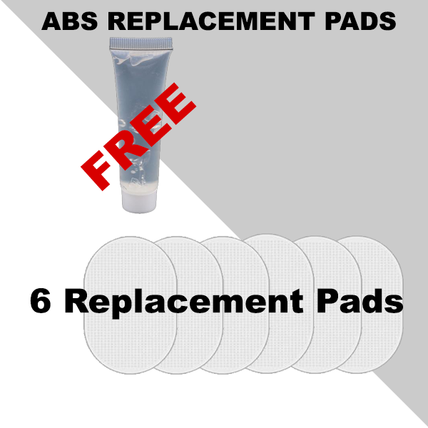 Replacement Gel Pads 6 Pcs - Ultimate ABS Stimulator - jetlove