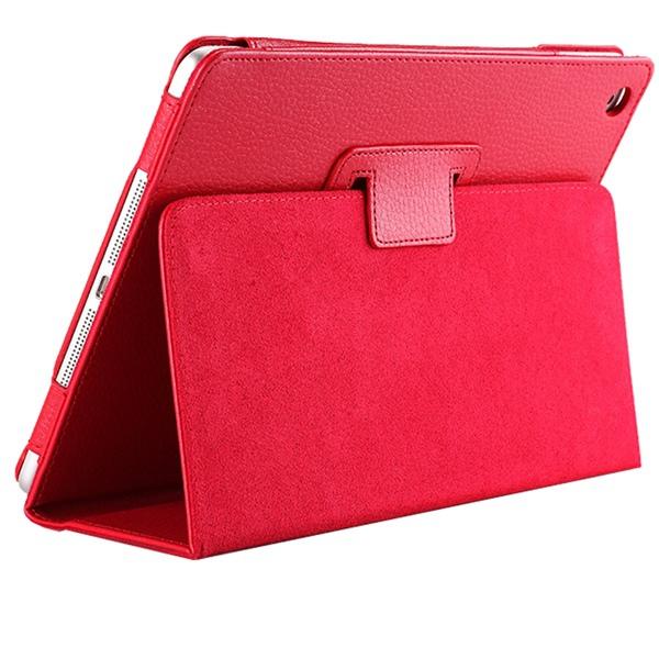 For ipad Mini Case Matte Soft Flip Litchi PU Leather for Apple ipad Mini 1 2 3 Coque Cover Smart Stand Auto Sleep /Wake UP Style - jetlove
