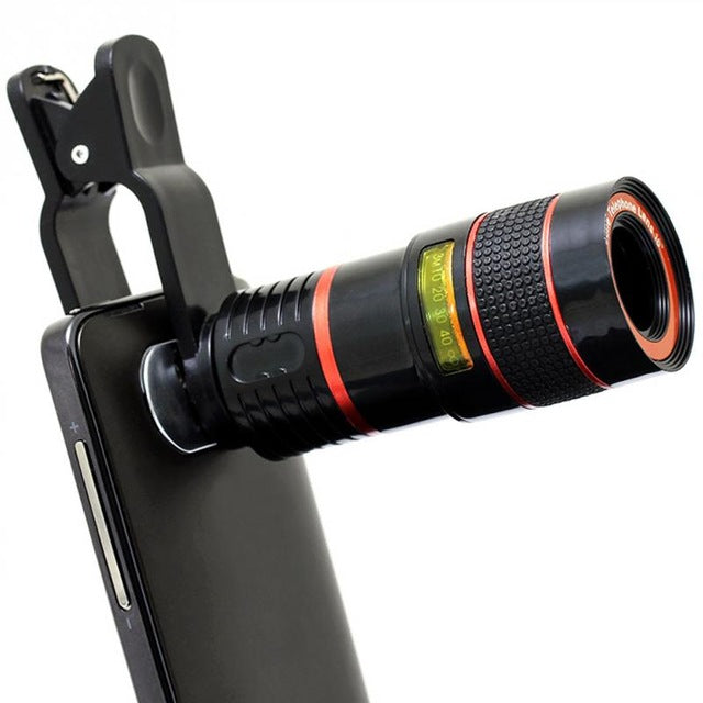 Universal Clip 8X 12X 20X Zoom Mobile Phone Telescope Lens Telephoto External Smartphone Camera Lens for iPhone Sumsung Huawei - jetlove